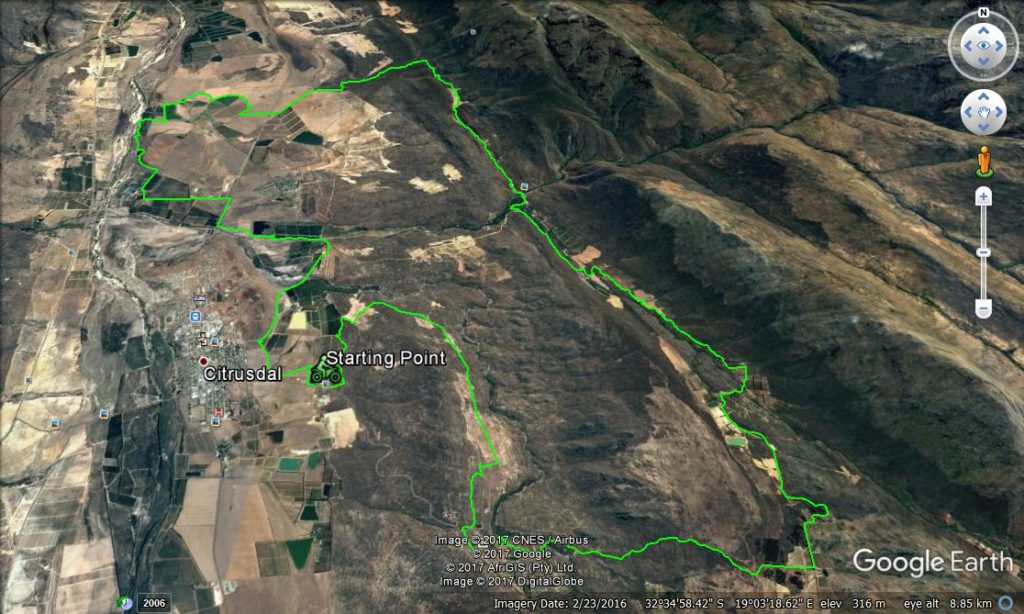 citrusdal funduro route